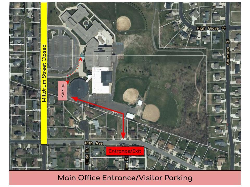 Temporary Visitor Parking Map