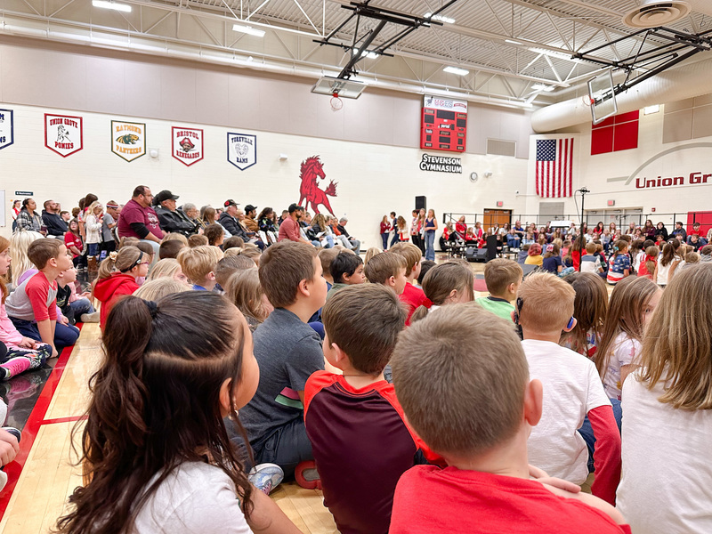 UGES Hosts An Amazing Veterans Day Assembly! Union Grove Elementary