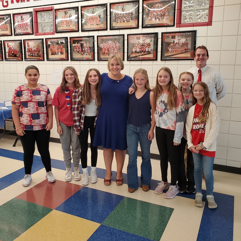 UGES Hosts An Amazing Veterans Day Assembly! Union Grove Elementary